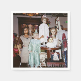 Vintage Dolls Antique Napkin