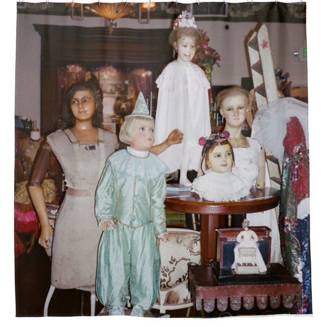 Vintage Dolls Antique Shower Curtain (Front)