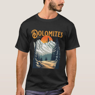 Vintage Dolomites Souvenir Hiking T-Shirt