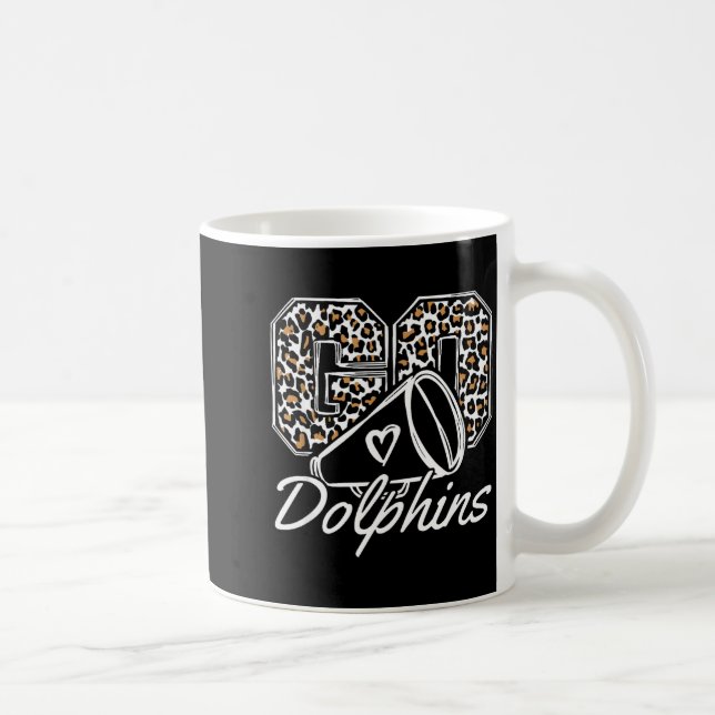 Vintage Dolphins Back To School Srit  Coffee Mug (Right)