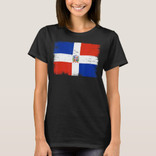 Vintage Dominican Republic Flag Dominican Independ T-Shirt