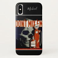 Vintage “Don’t Mix ‘Em” custom name phone cases