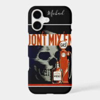 Vintage “Don’t Mix ‘Em” custom name phone cases