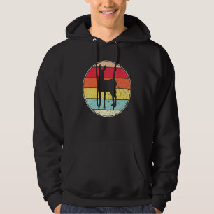 Vintage Donkey Retro Donkey Silhouette Cute Donkey Hoodie