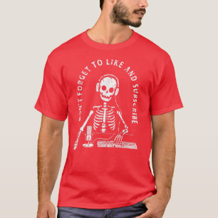 Vintage Don't Forget To Like And Subscribe Funny S T-Shirt