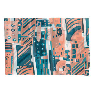 Vintage Doodle Seamless Pattern. Pillowcase