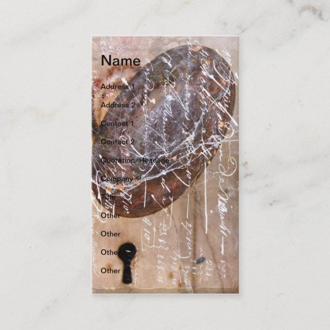 Vintage Door Business Card (Front)