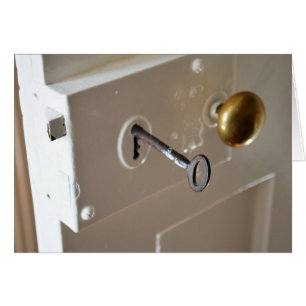 Vintage Door Lock and Key