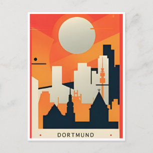 vintage Dortmund Germany Travel allemagne Postcard
