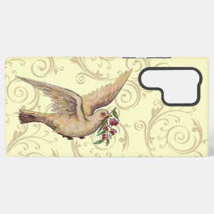 Vintage Dove Swirl Samsung Galaxy Case