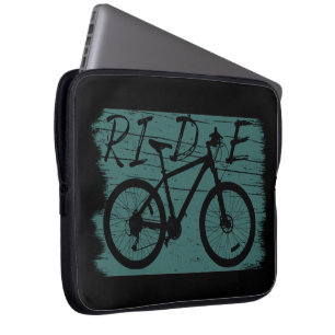 Vintage Downhill MTB - Ride Mountain Bike Laptop Sleeve
