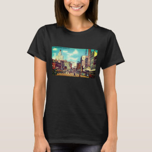 Vintage Downtown Providence, RI Skyline T-Shirt