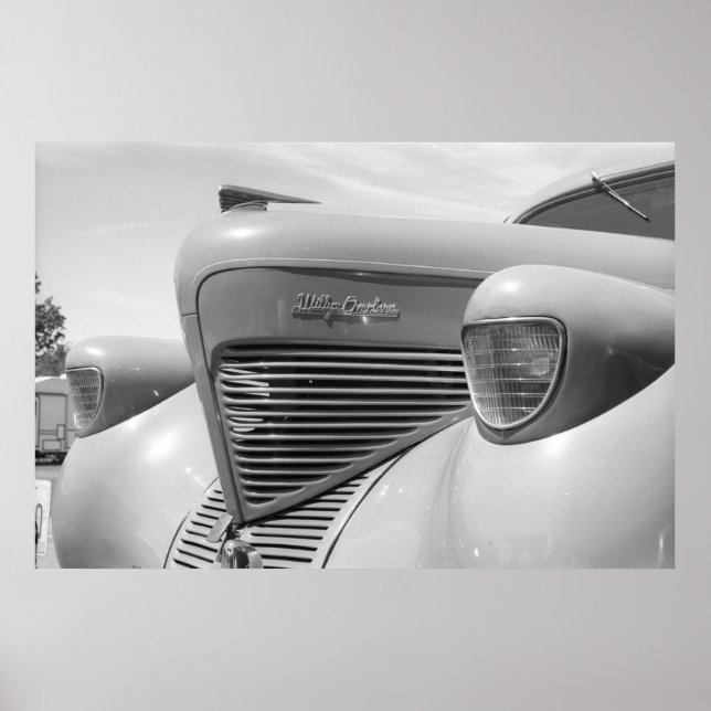 Vintage Drag - 1939 Willys Poster (Front)