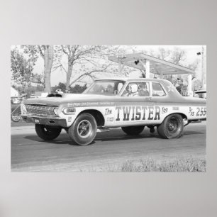 Vintage Drag - Twister Too Mopar Stocker Poster