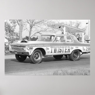 Vintage Drag - Twister Too Mopar Stocker Poster