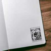 Vintage Dragon Custom Ex Libris Library Book