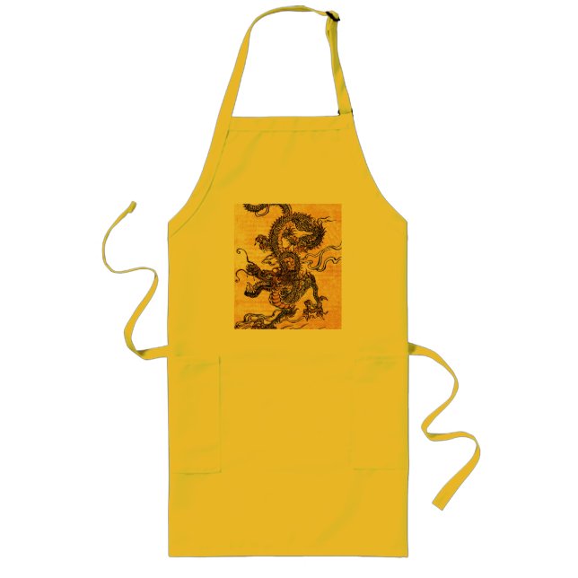 Vintage Dragon Tapestry Apron (Front)