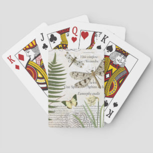 Vintage Dragonflies deck of cards
