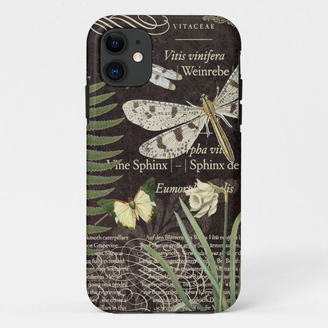 Vintage dragonflies iphone 5 case (Back)