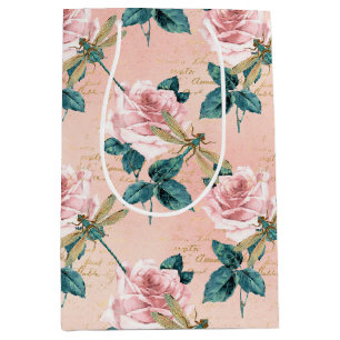 Vintage Dragonflies Series Design 1 Medium Gift Bag