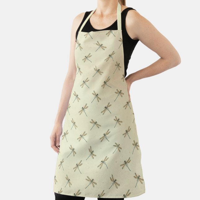 Vintage Dragonflies Series Design 9  Apron (Insitu)