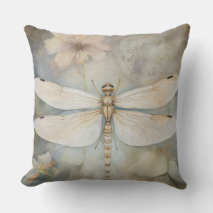 Vintage Dragonfly Cushion