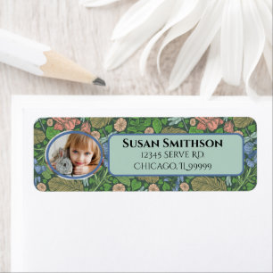 Vintage Dragonfly Flying Garden Return Address Label