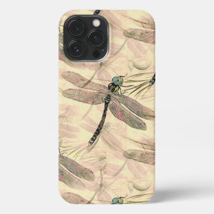 Vintage Dragonfly Print  iPhone 13 Pro Max Case