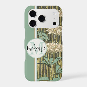 Vintage Dragonfly Reed Monogram iPhone