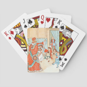 Vintage DRawing: Children of the King Playing Cards
