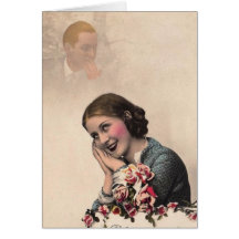 Vintage Dreaming Woman