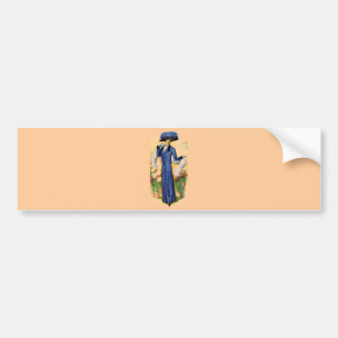 Vintage Dress Bumper Sticker