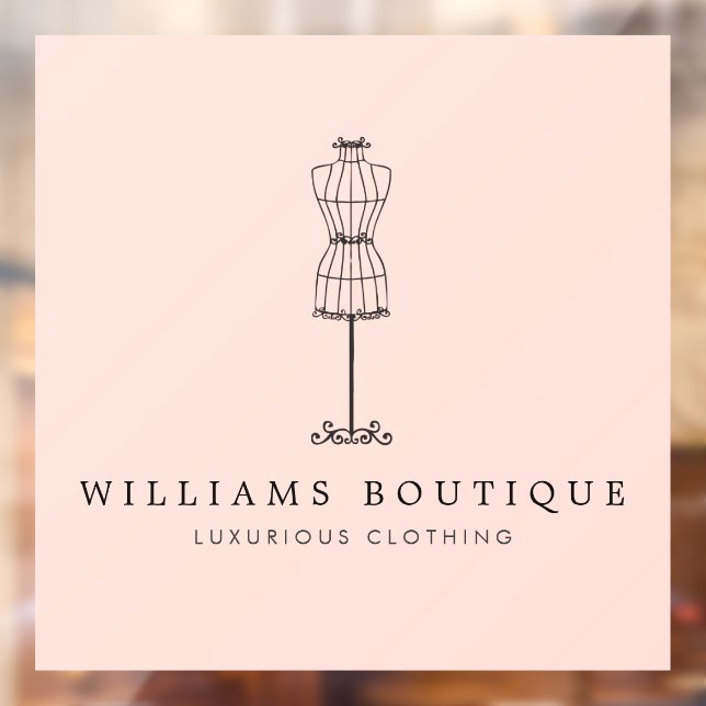 Vintage Dress Form Boutique Blush (Sheet 2)