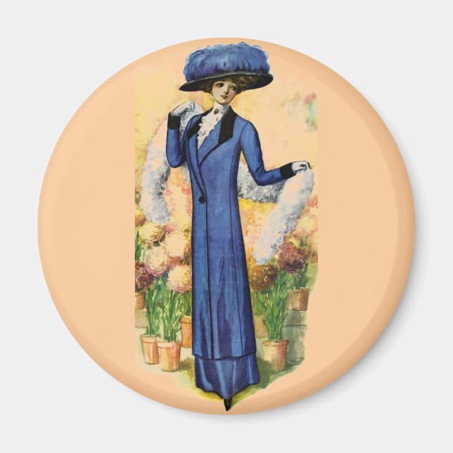 Vintage Dress Magnet (Front)
