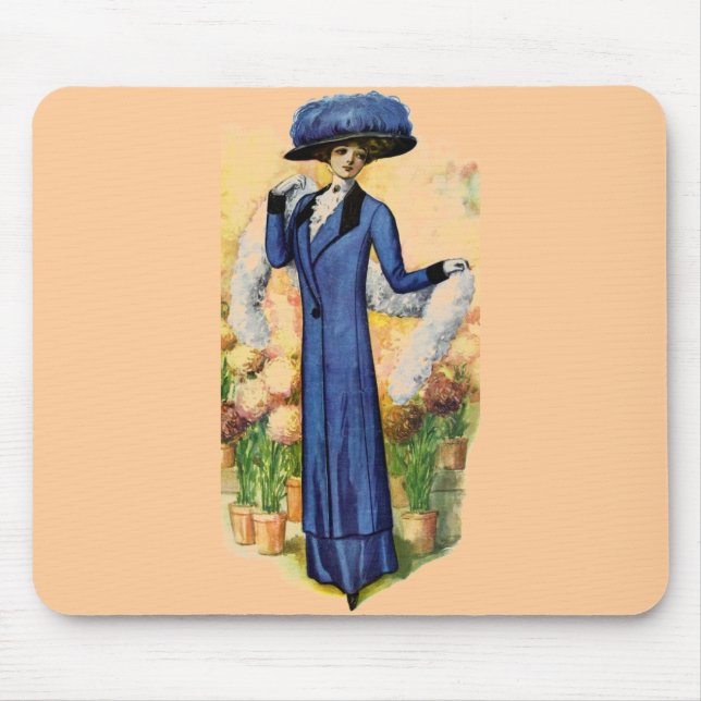 Vintage Dress Mouse Pad (Front)