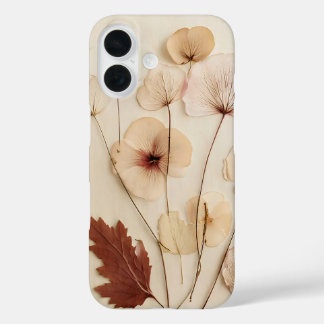 Vintage dried flower arrangement iPhone 16 case