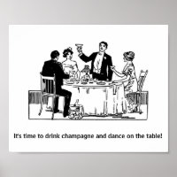 Vintage - Drink Champagne & Dance,