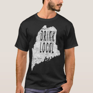 Vintage Drink local craft beer Maine T-Shirt