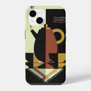 Vintage Drinks Beverages Coffee Pot with Cups iPhone 14 Case