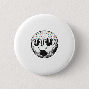 Vintage Dripping Icing Soccer Ball Shirt (2)_1 6 Cm Round Badge