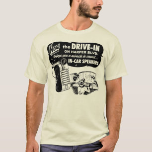 Vintage Drive-In Movie Speaker Ad T-Shirt