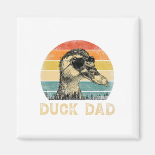 Vintage Duck Dad Duck Lovers Daddy Father#39;s Day Magnet
