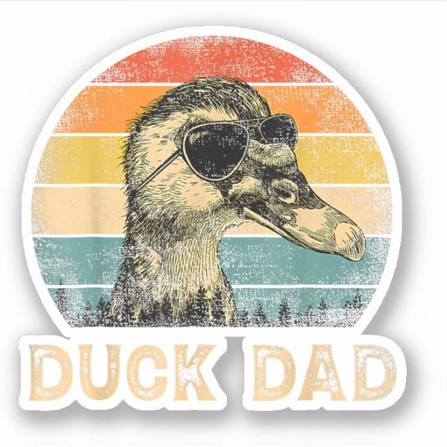 Vintage Duck Dad Duck Lovers Daddy Father's Day (Front)