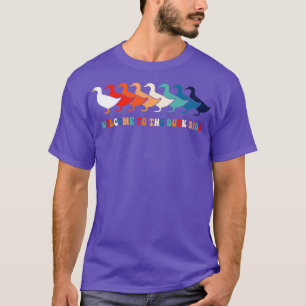 Vintage Ducky Retro Duck Pun 70s 80s Funny Duck T-Shirt