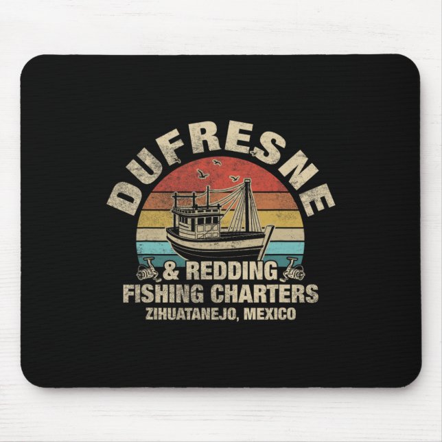 Vintage Dufresne And Redding Fishing Charters  Mouse Pad (Front)