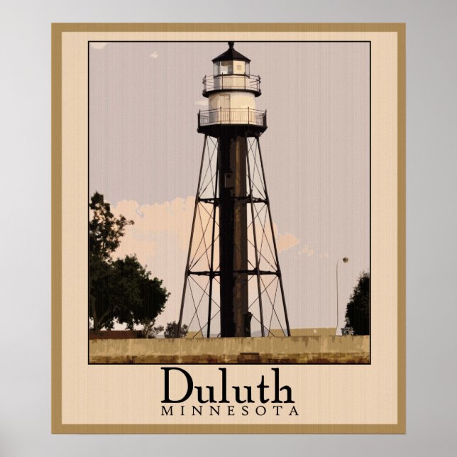 Vintage Duluth Minnesota Poster (Front)