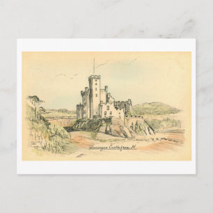 Vintage Dunvegan Castle in Scotland Postcard