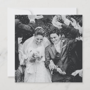 Vintage Dusty Rose Pink Lace Square Wedding Photo Thank You Card