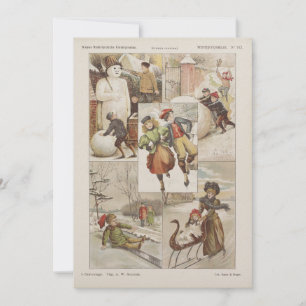 Vintage Dutch Christmas Card