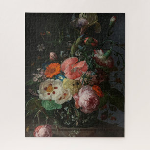 Vintage Dutch Master Still Life Rachel Ruysch Jigsaw Puzzle